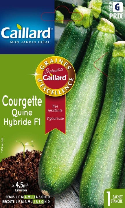 Courgette President Hybrid F1 Semences/Graines